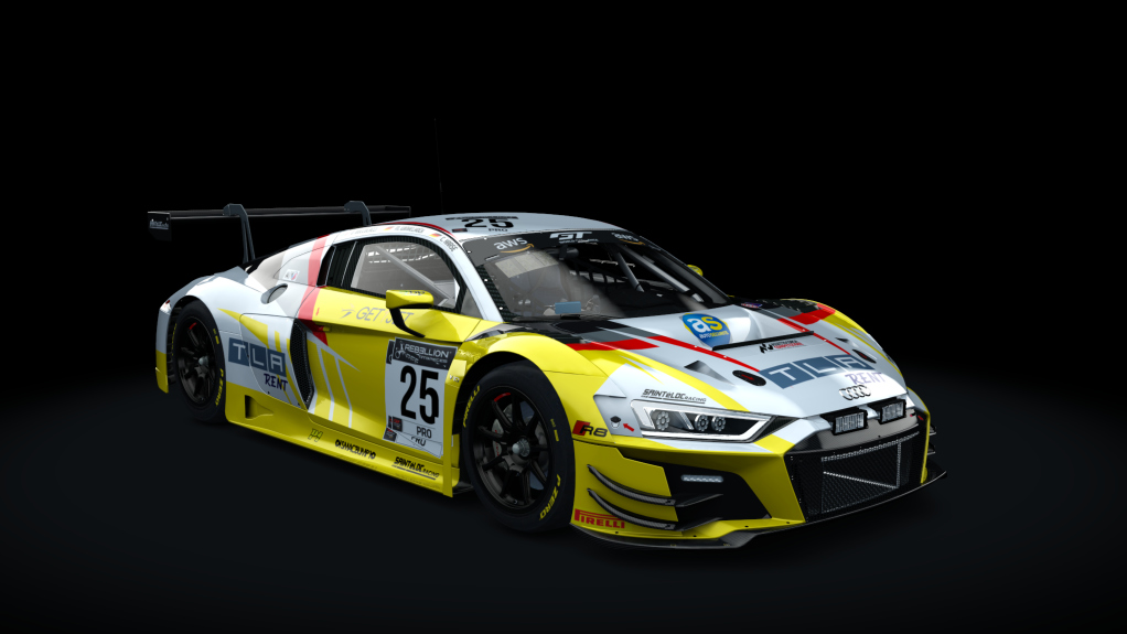 Audi R8 LMS EVO GT3 2019 AC Cup, skin Sainteloc_#25_Endu