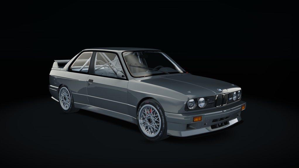 BMW M3 E30 DACM-Online, skin Nogaro_Silver_metallic