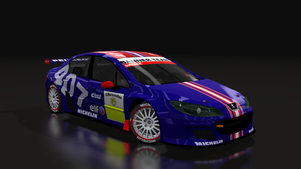 Peugeot 407 DACM-Online, skin blue