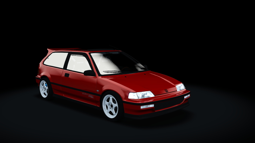 Honda Civic EF9 Type-R ek swap(EK) 260HP Jt Racing, skin RED