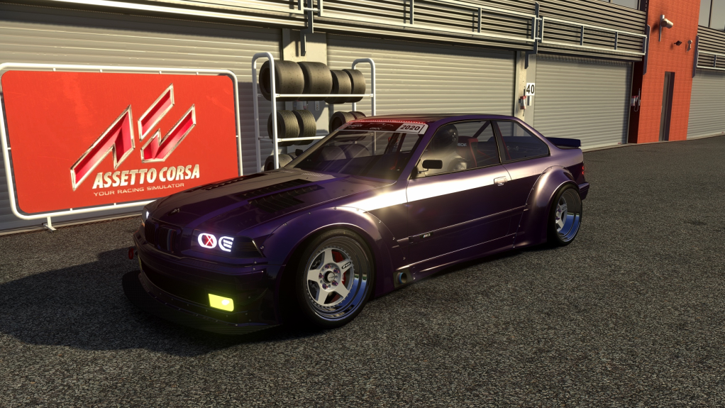 BMW E36 DACM-Online, skin Midnight Purple Pearl