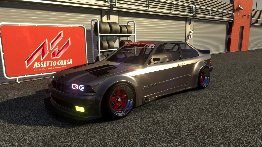 BMW E36 DACM-Online, skin Mineral Gray Metallic