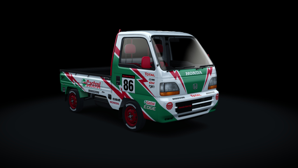 Honda Acty HA3 4000, skin Castrol