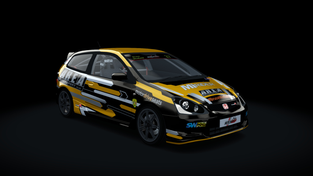 Honda Civic Type R (EP3 Cup), skin Bruce_Winfield