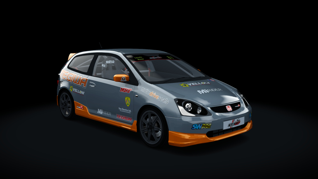 Honda Civic Type R (EP3 Cup), skin Lewis Rose