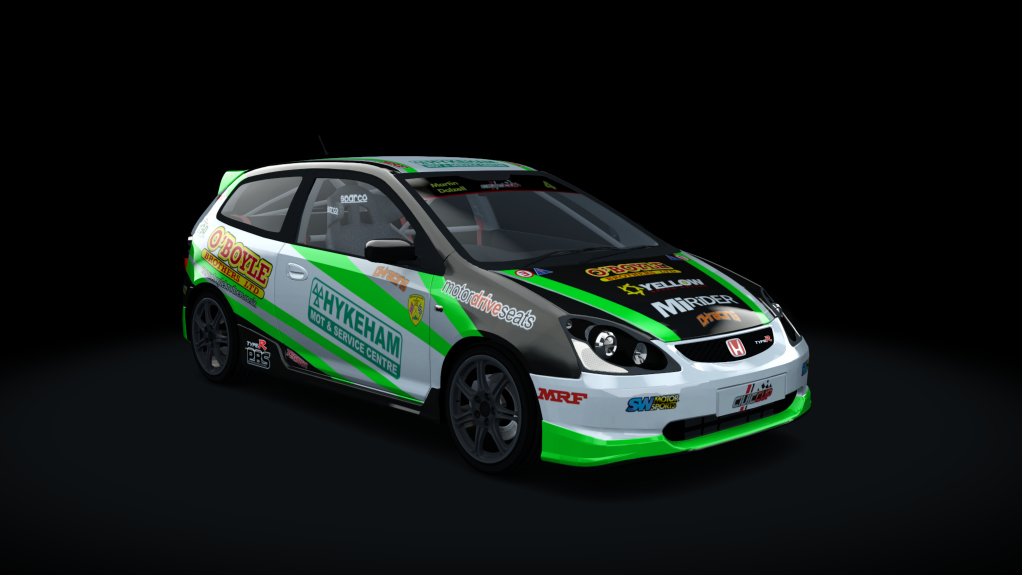 Honda Civic Type R (EP3 Cup), skin Martin Dalzell