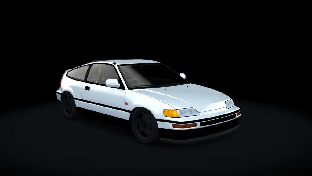 Honda CRX SiR (EE8) Turbo, skin polar_white