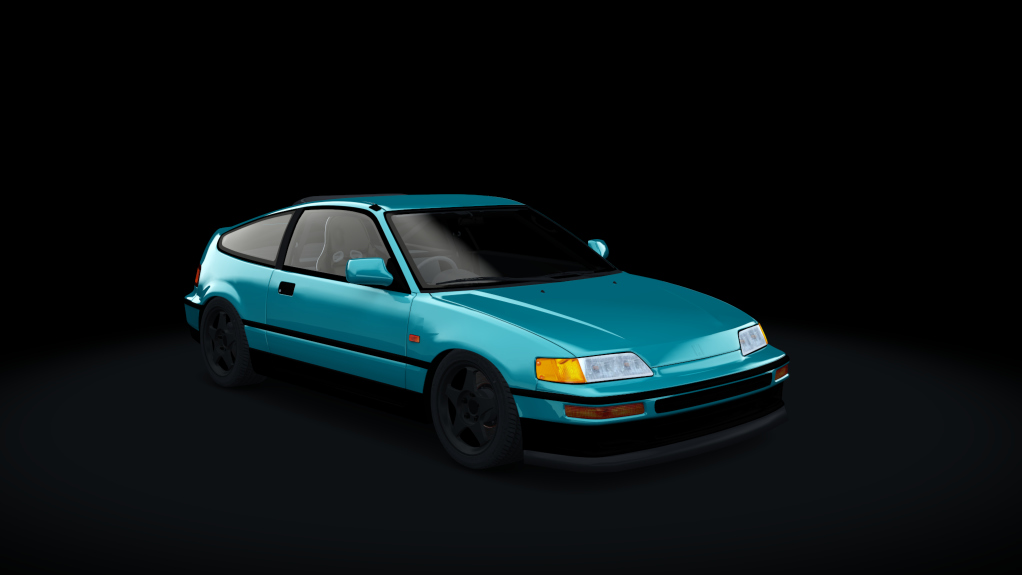 Honda CRX SiR (EE8) Turbo, skin tahitian_green