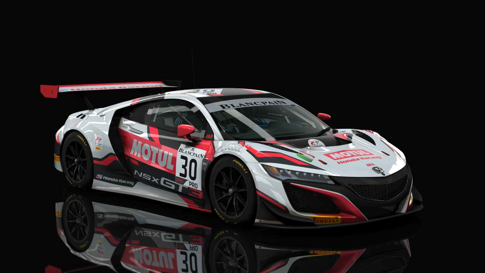 Honda NSX GT3 Evo ACC AC Cup, skin Blancpain_2019_Motul_30