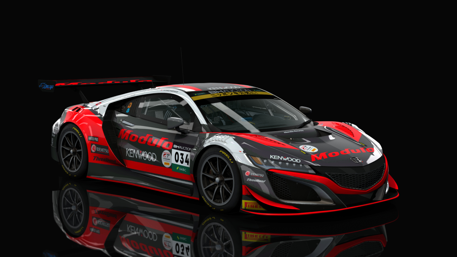 Honda NSX GT3 Evo ACC AC Cup, skin IGT_Suzuka_2019_Modulo_34