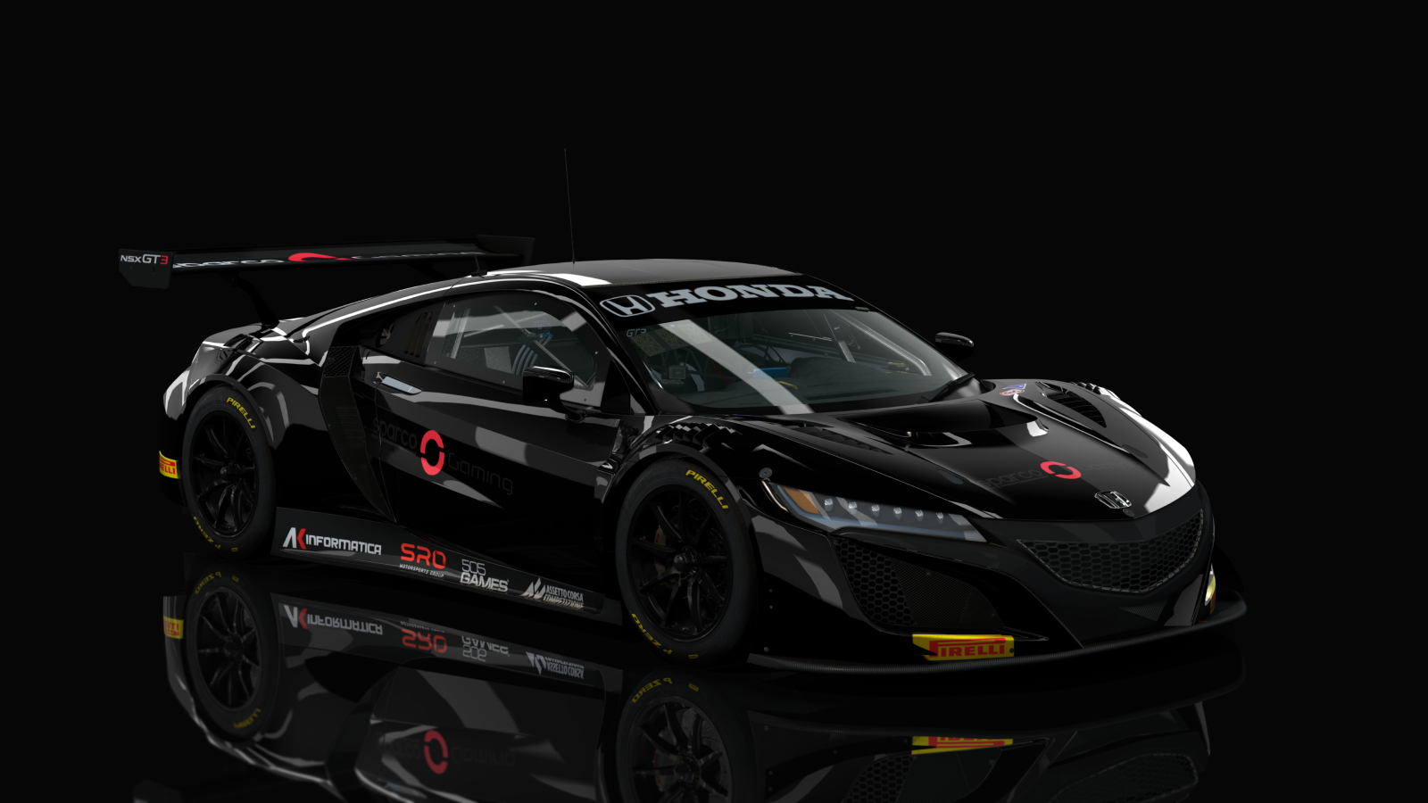 Honda NSX GT3 Evo ACC AC Cup, skin Sparco