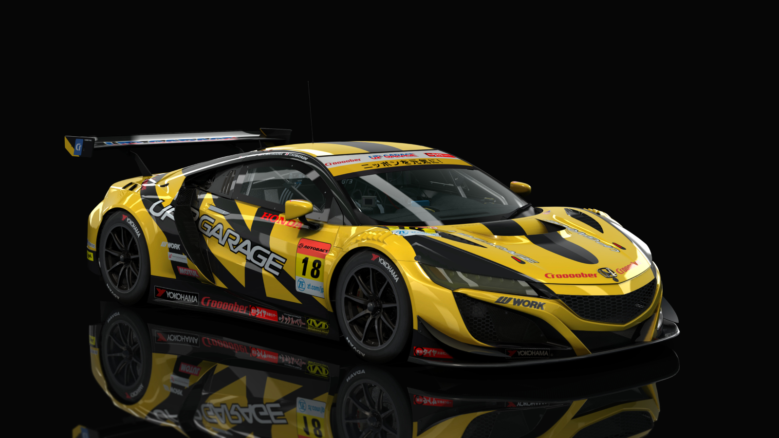 Honda NSX GT3 Evo ACC AC Cup, skin SuperGT_2019_Upgarage_18