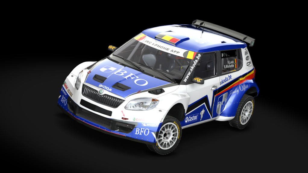 AX Skoda Fabia 3a, skin Freddy_Loix_Fabia_S2000