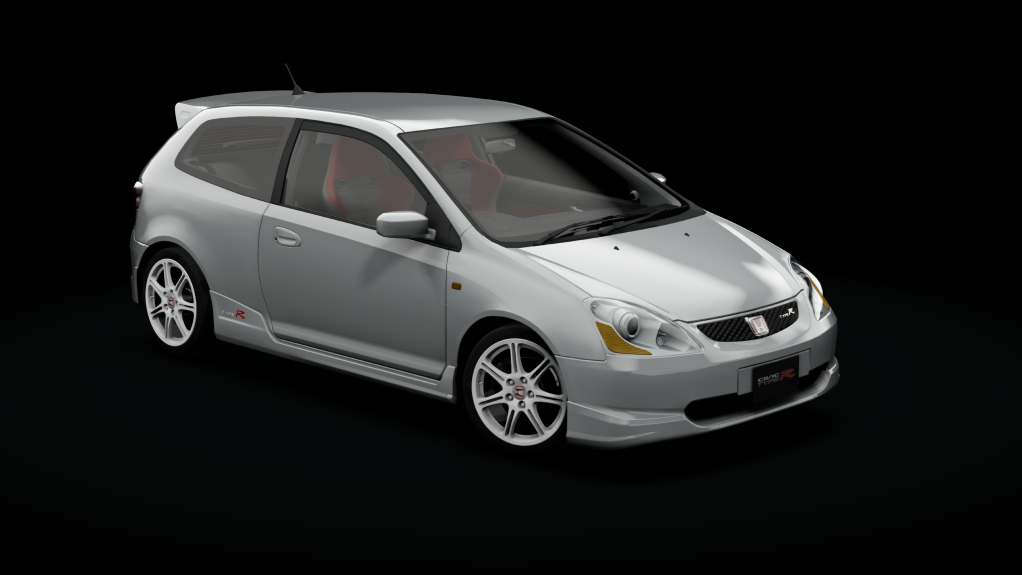 Honda Civic Type R (EP3), skin 01_satin_silver_metallic