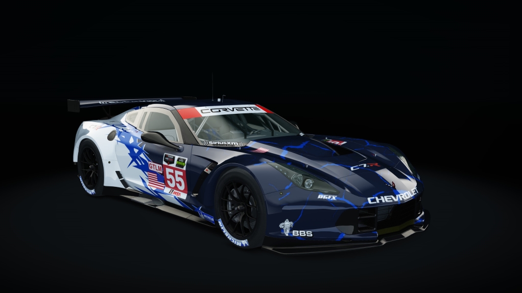 Chevrolet Corvette C7R AC Cup, skin 55