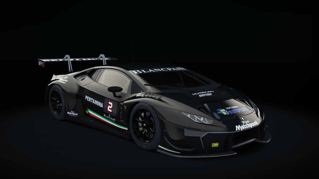 Lamborghini Huracan GT3 AC Cup, skin Racing_Black