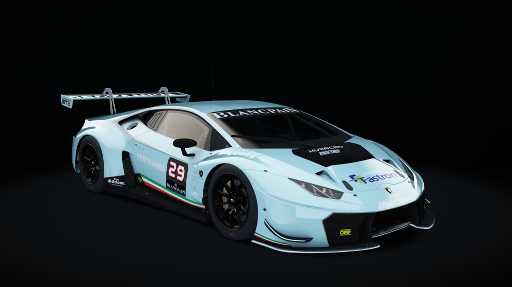 Lamborghini Huracan GT3 AC Cup, skin Racing_BlizzardBlue