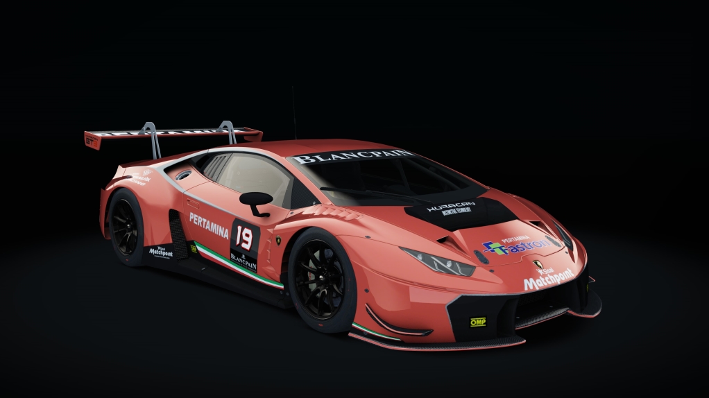 Lamborghini Huracan GT3 AC Cup, skin Racing_Cinnabar