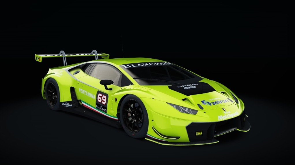 Lamborghini Huracan GT3 AC Cup, skin Racing_Lime