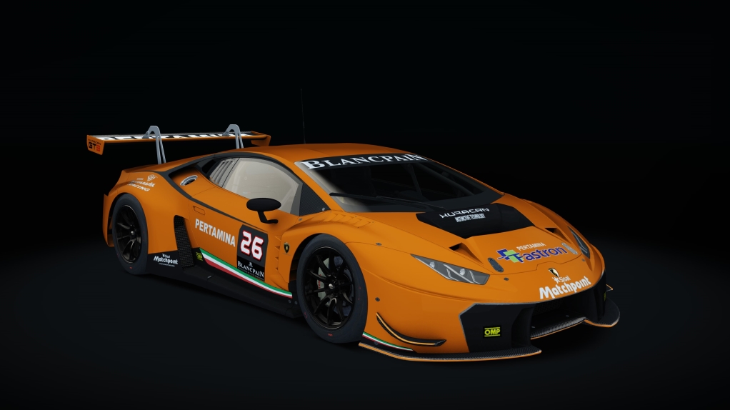 Lamborghini Huracan GT3 AC Cup, skin Racing_Orange_matte