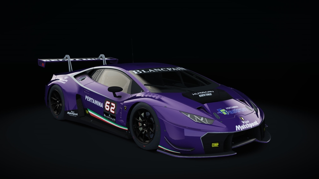 Lamborghini Huracan GT3 AC Cup, skin Racing_Violet