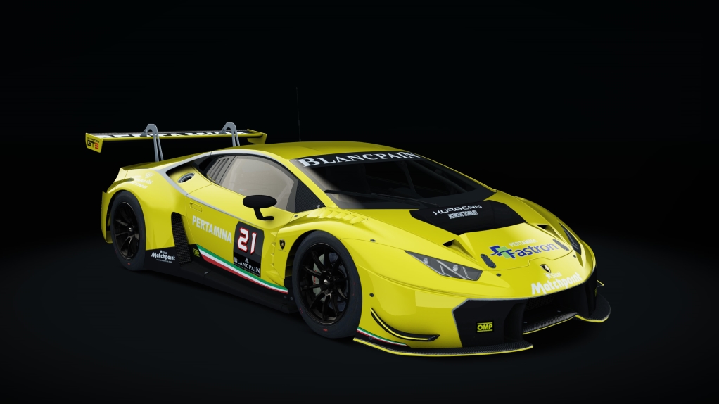 Lamborghini Huracan GT3 AC Cup, skin Racing_Yellow