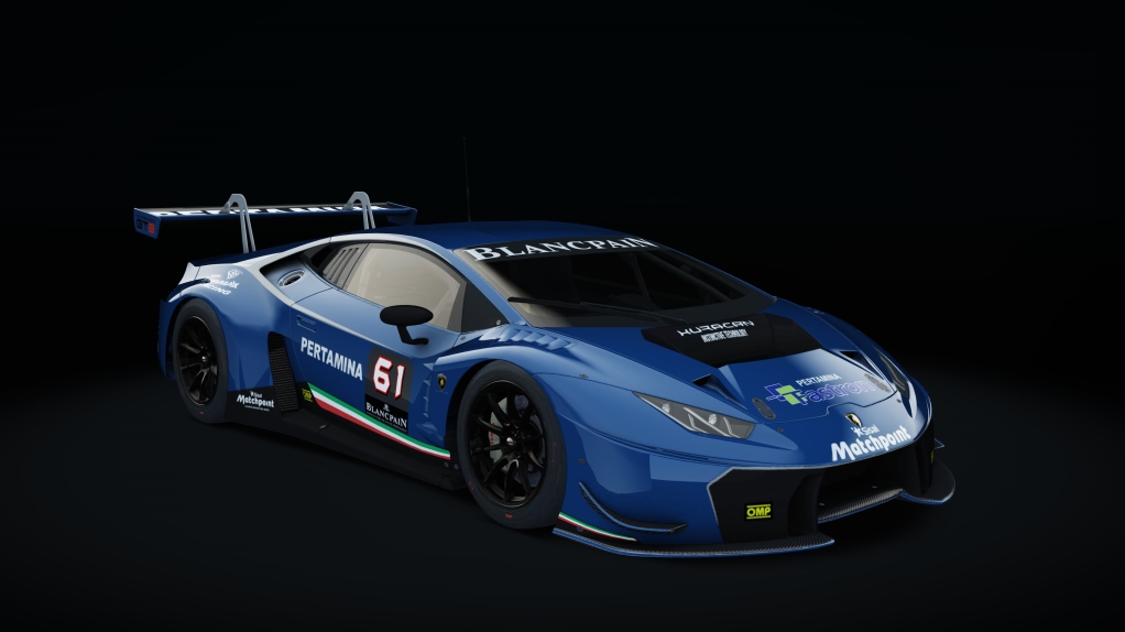 Lamborghini Huracan GT3 AC Cup, skin Racing_blue