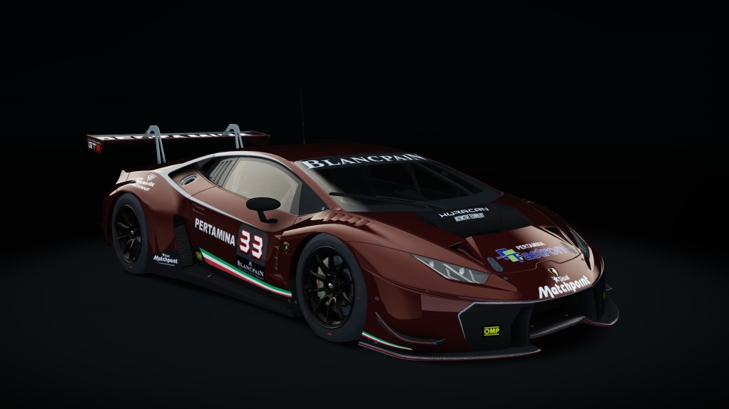 Lamborghini Huracan GT3 AC Cup, skin Racing_darkred