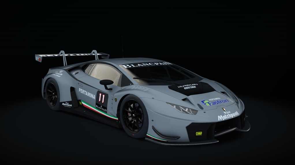 Lamborghini Huracan GT3 AC Cup, skin Racing_grey_matte