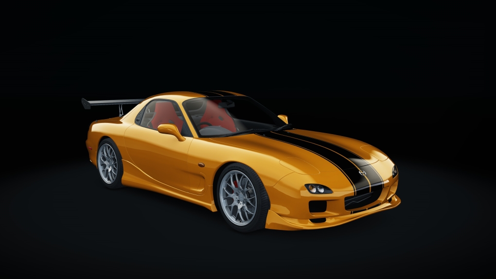 Mazda RX-7 Tuned, skin 11_orange_s1