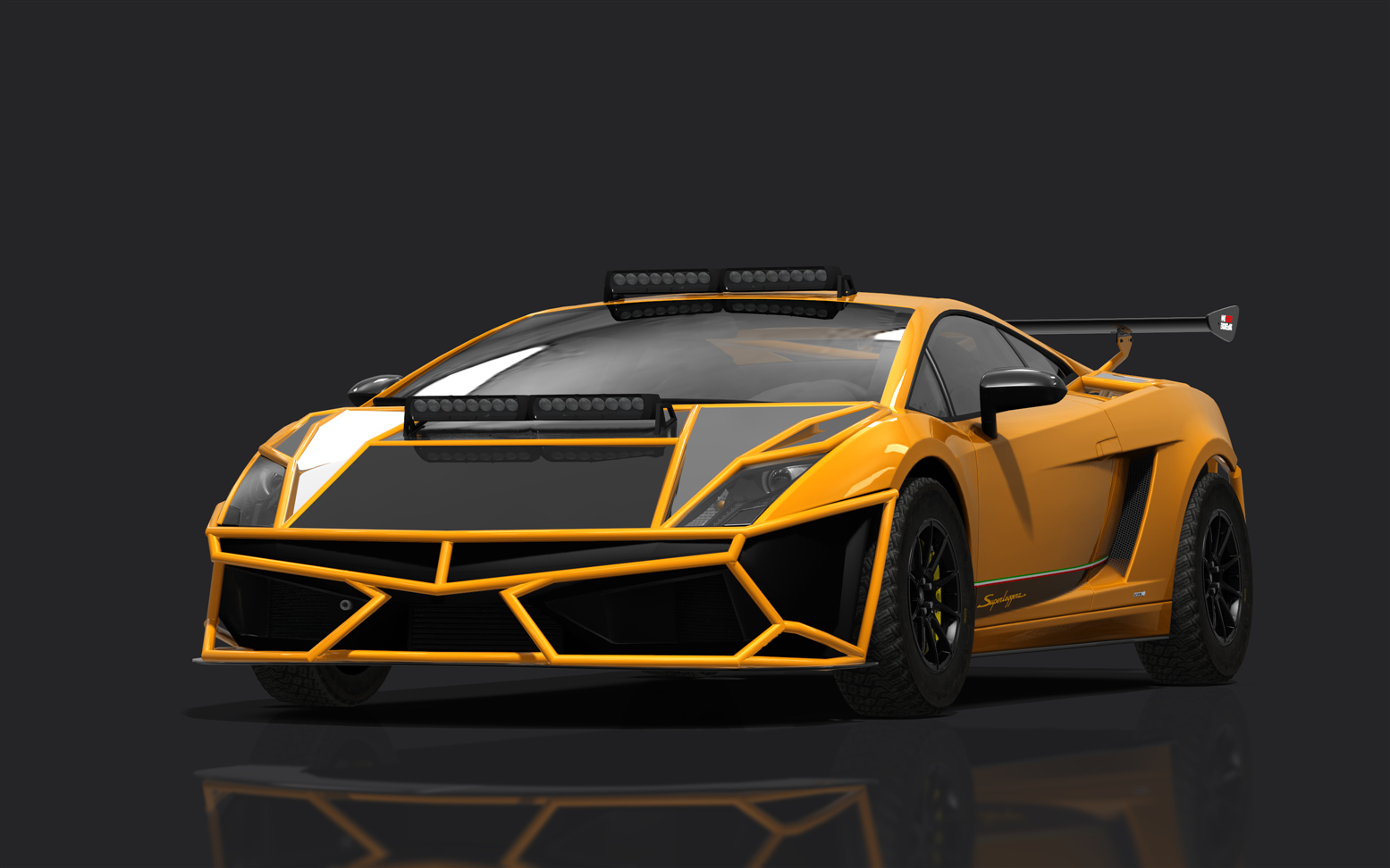 Lamborghini Gallardo SL Rally, skin arancio_borealis_pearl