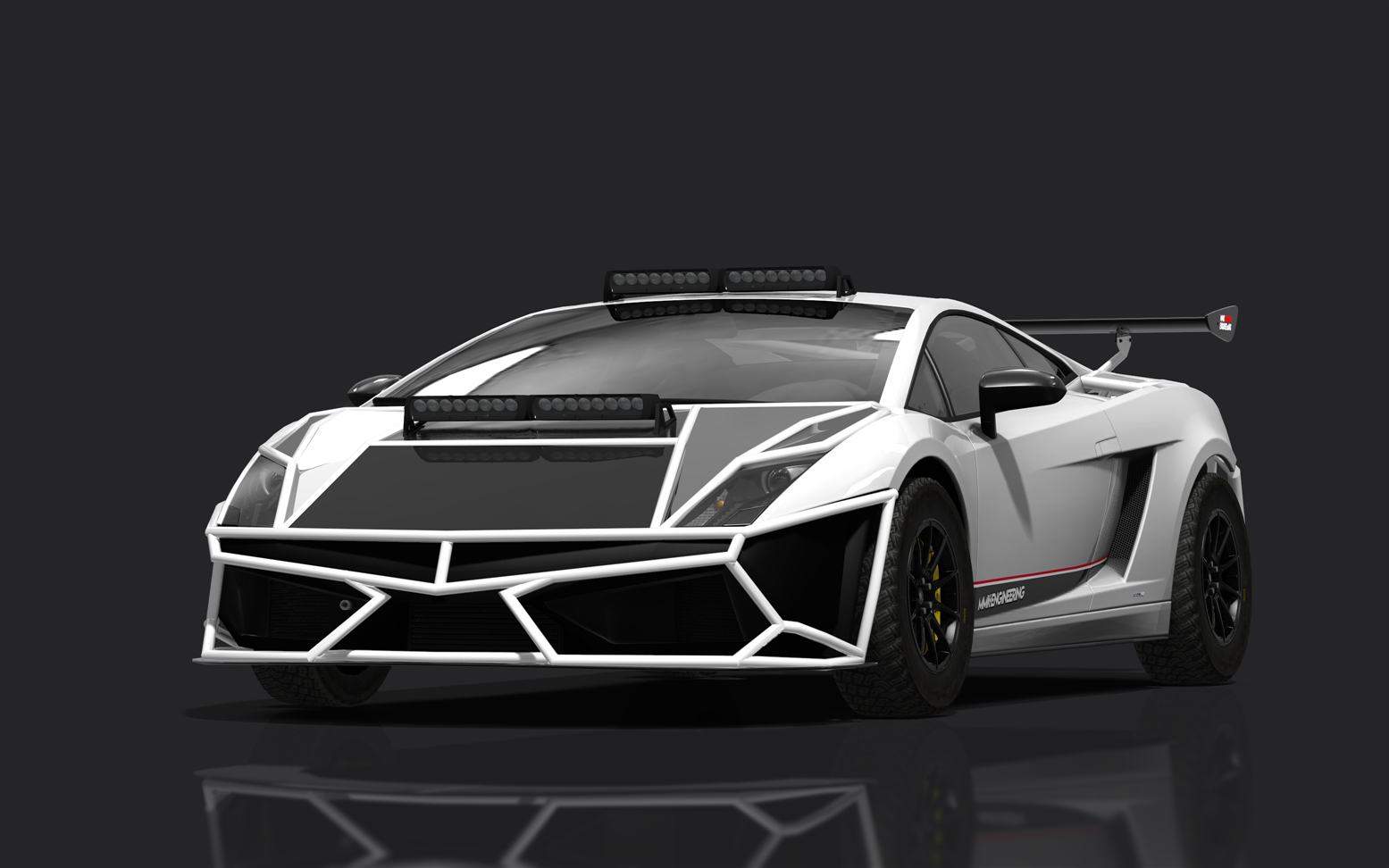 Lamborghini Gallardo SL Rally, skin bianco_canopus