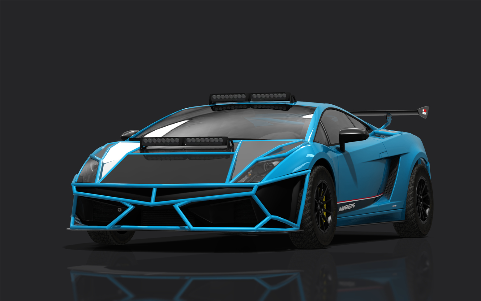 Lamborghini Gallardo SL Rally, skin blu_ely