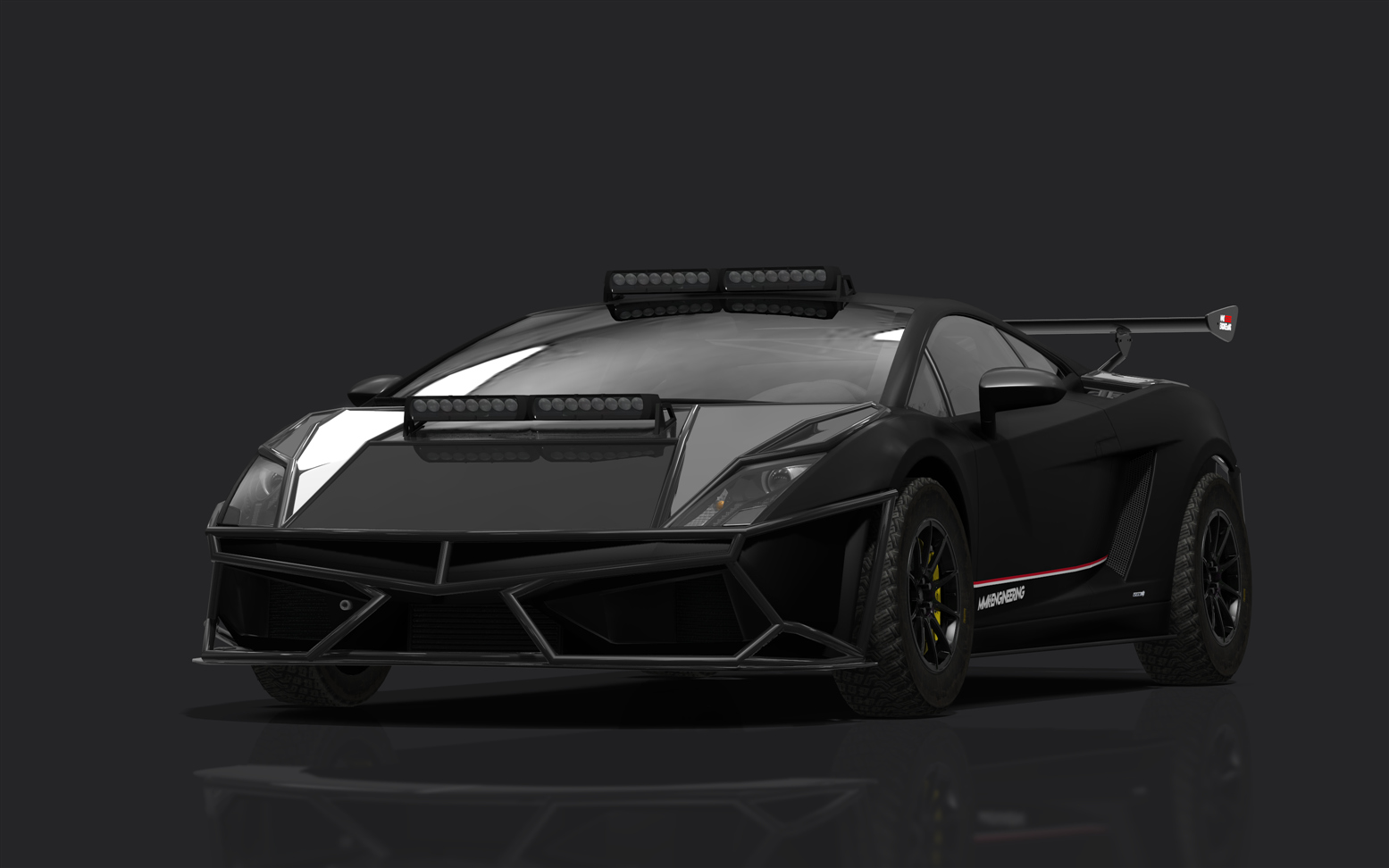 Lamborghini Gallardo SL Rally, skin nero_nemesis_matt