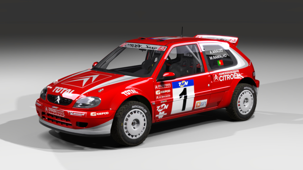 LF S1600 Citroen Saxo S1600 Gravel, skin #LF Armindo Araujo