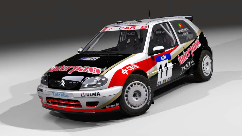 LF S1600 Citroen Saxo S1600 Gravel, skin #LF Nuno Pinto 2003 - Interpass Competições