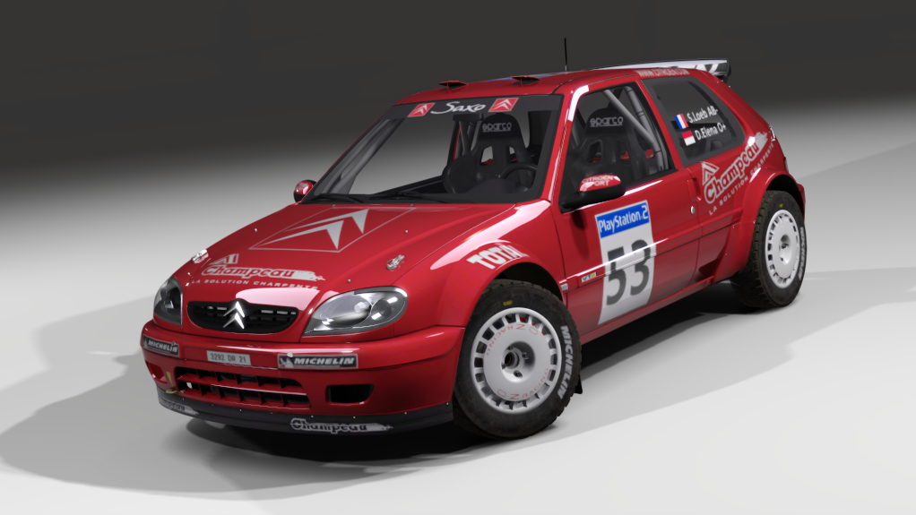 LF S1600 Citroen Saxo S1600 Gravel, skin Sebastien Loeb