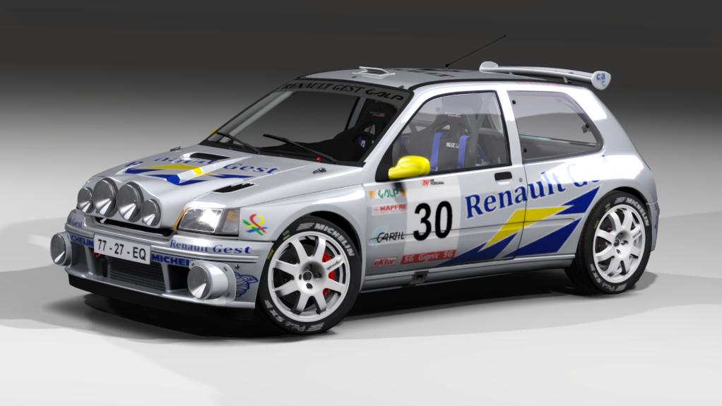 LF KitCar Renault Clio Maxi, skin # renaultportugal_galp_bydelirioworks