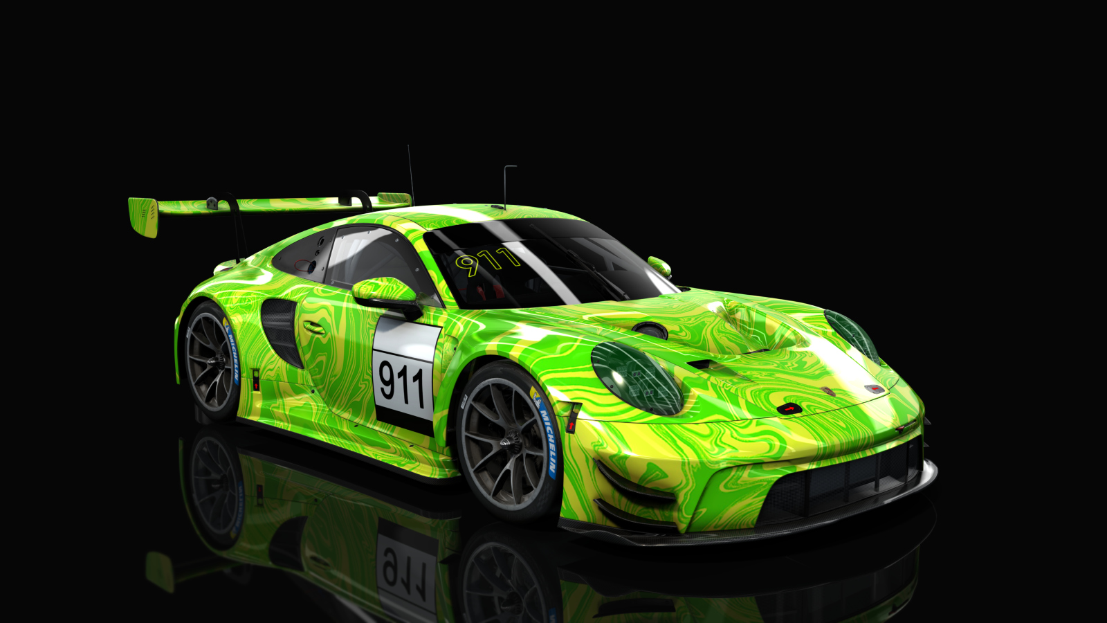 LM GT3 911 GT3 R 2023, skin 911