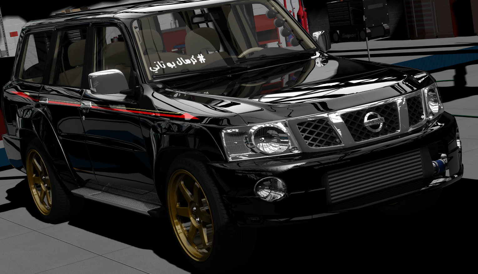 Flakka nissan turbo, skin black