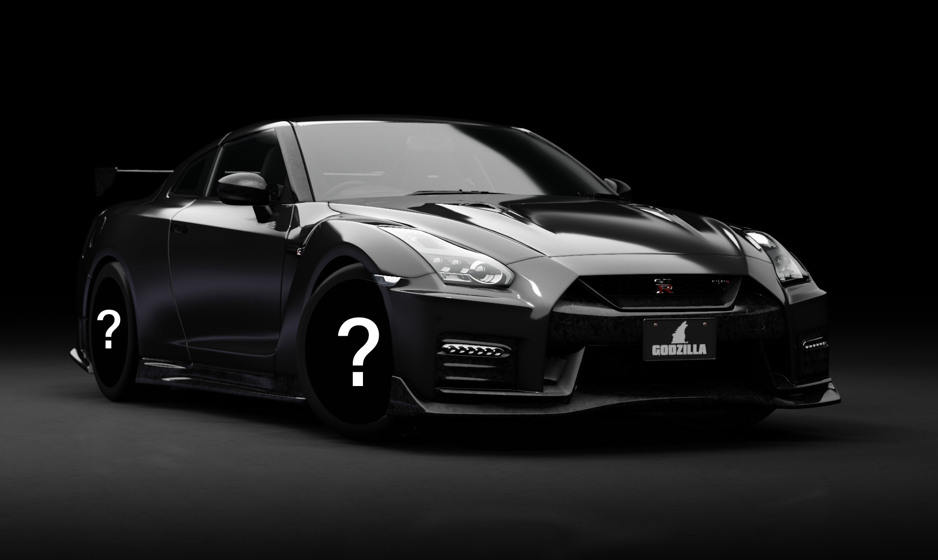 Nissan GT-R NISMO Godzilla, skin 04_black_metallic