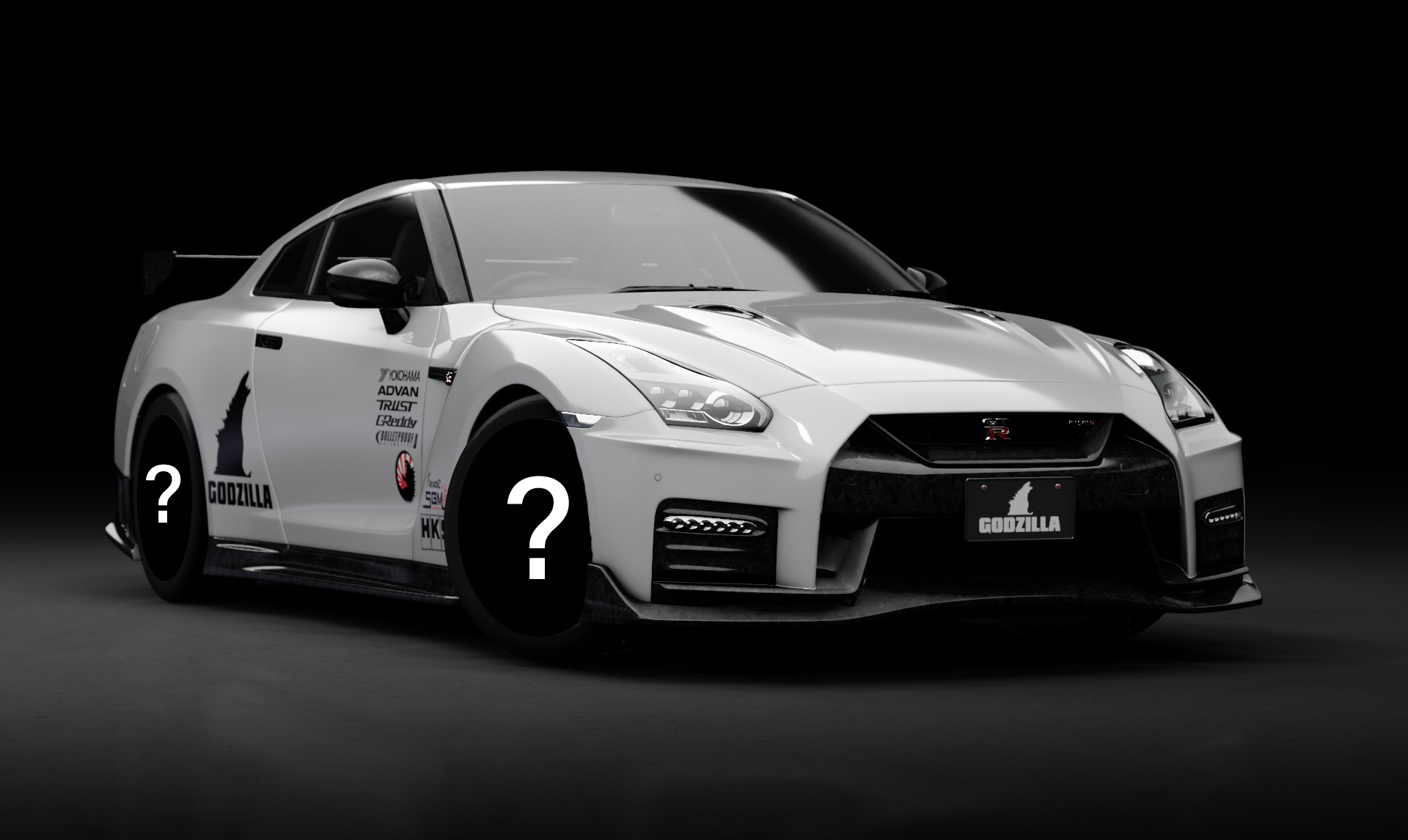 Nissan GT-R NISMO Godzilla, skin 04_white