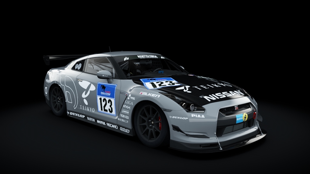 Nissan GT-R R35 CUP 2007, skin Dark Metal Gray