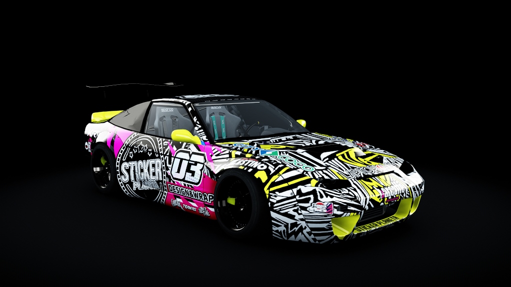 Nissan S13 by Nikola Ilić, skin Sticker planeta