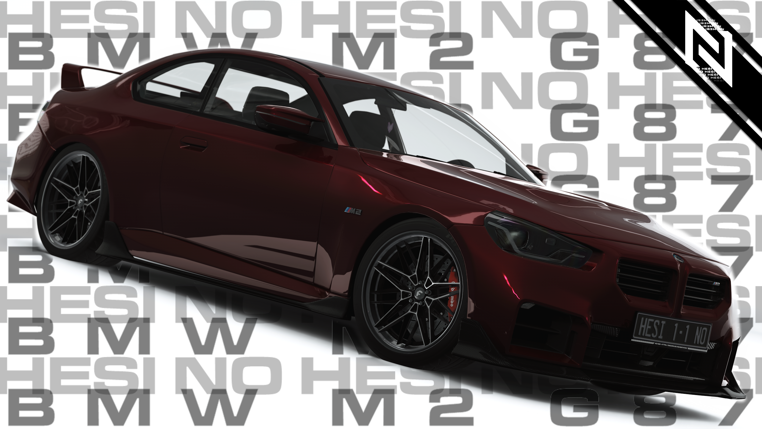 BMW M2 G87 2023 | No Hesi Spec, skin galaxy_red