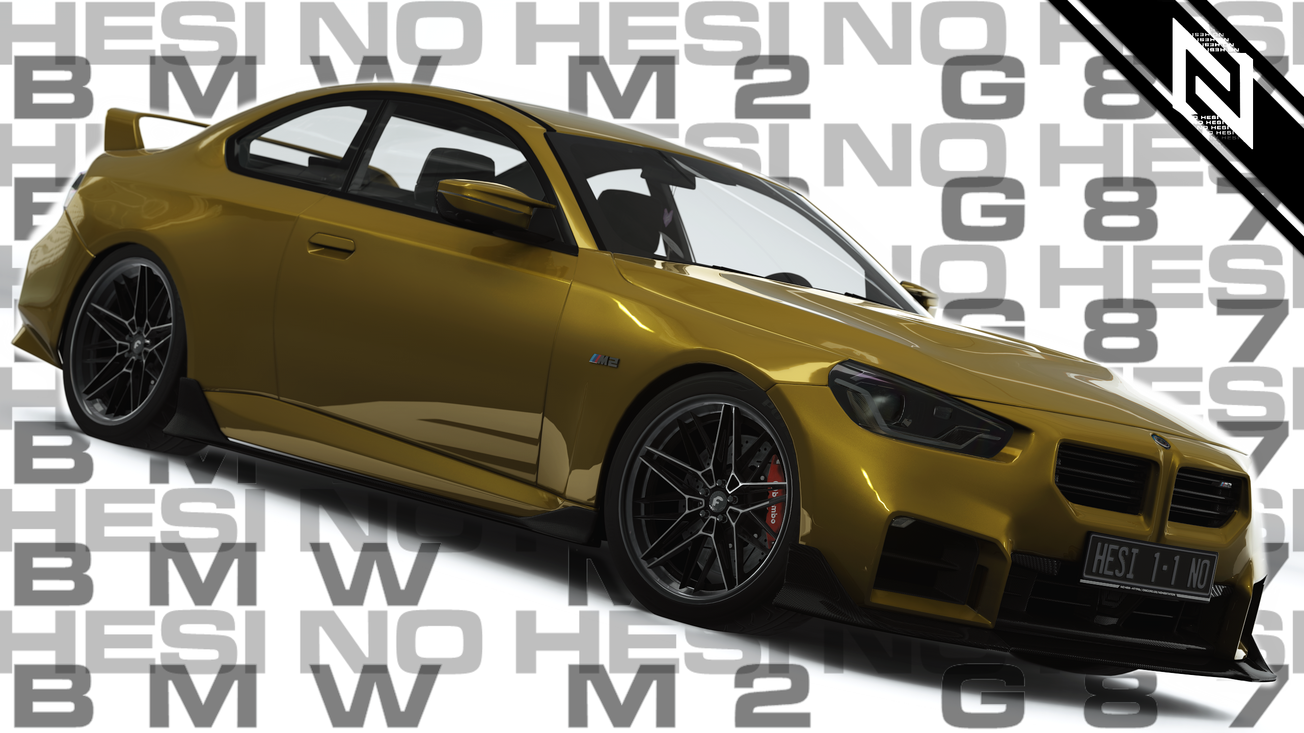 BMW M2 G87 2023 | No Hesi Spec, skin indy_yellow_pearl