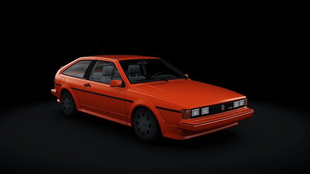 Volkswagen Scirocco 16V, skin Orange_Red