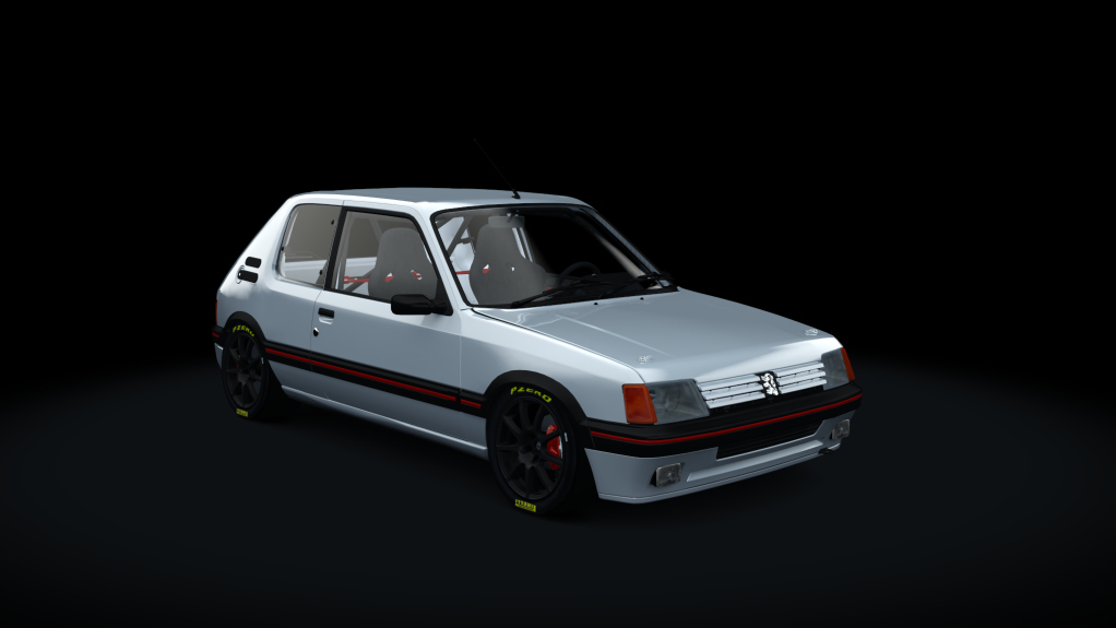 Peugeot 205 GTI 1.9 Gutmann T16v 222cv, skin White