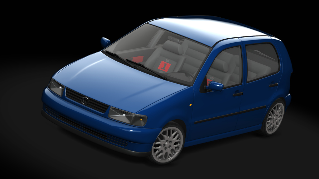 Volkswagen Polo 6N, skin Dark Blue