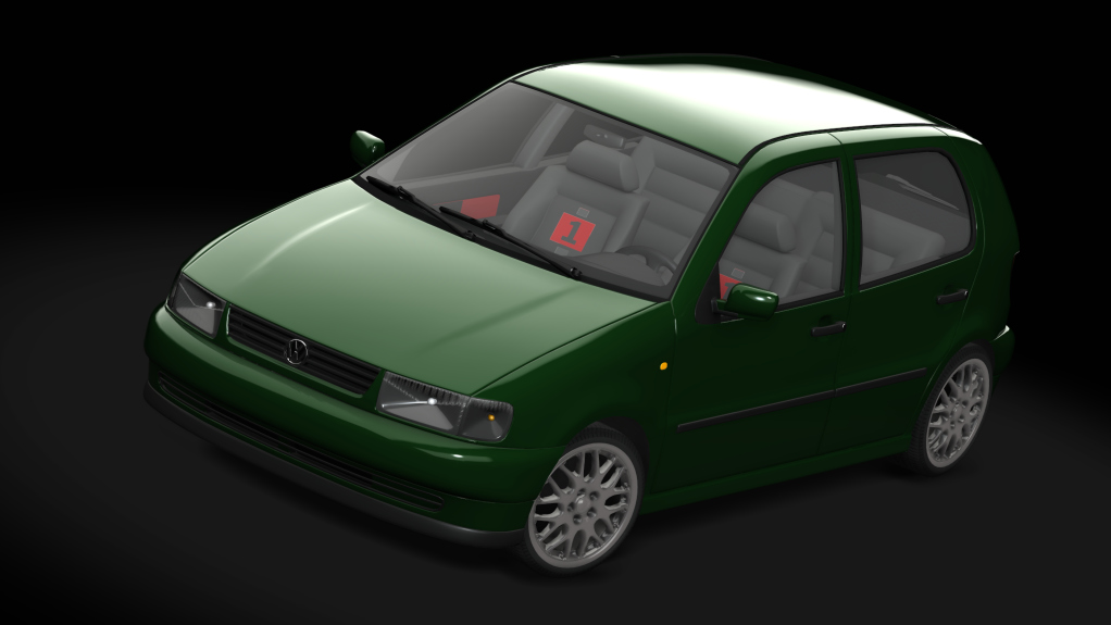 Volkswagen Polo 6N, skin Dark Green